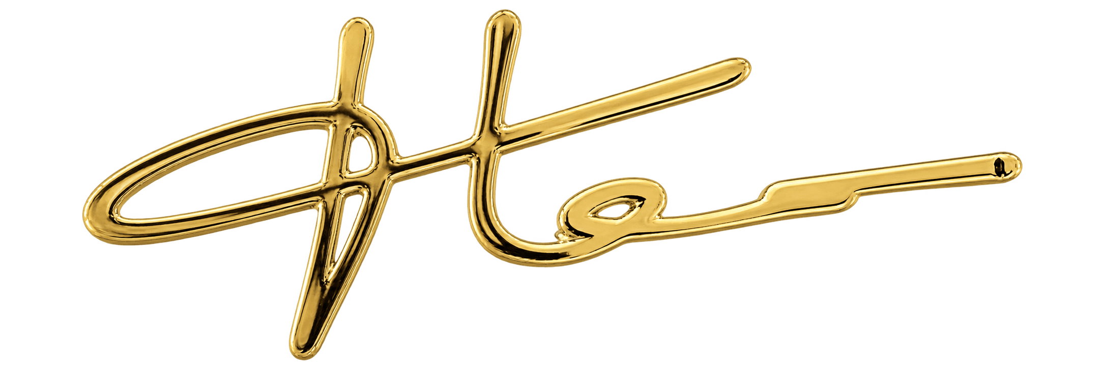 The LAGARDE signature in gold