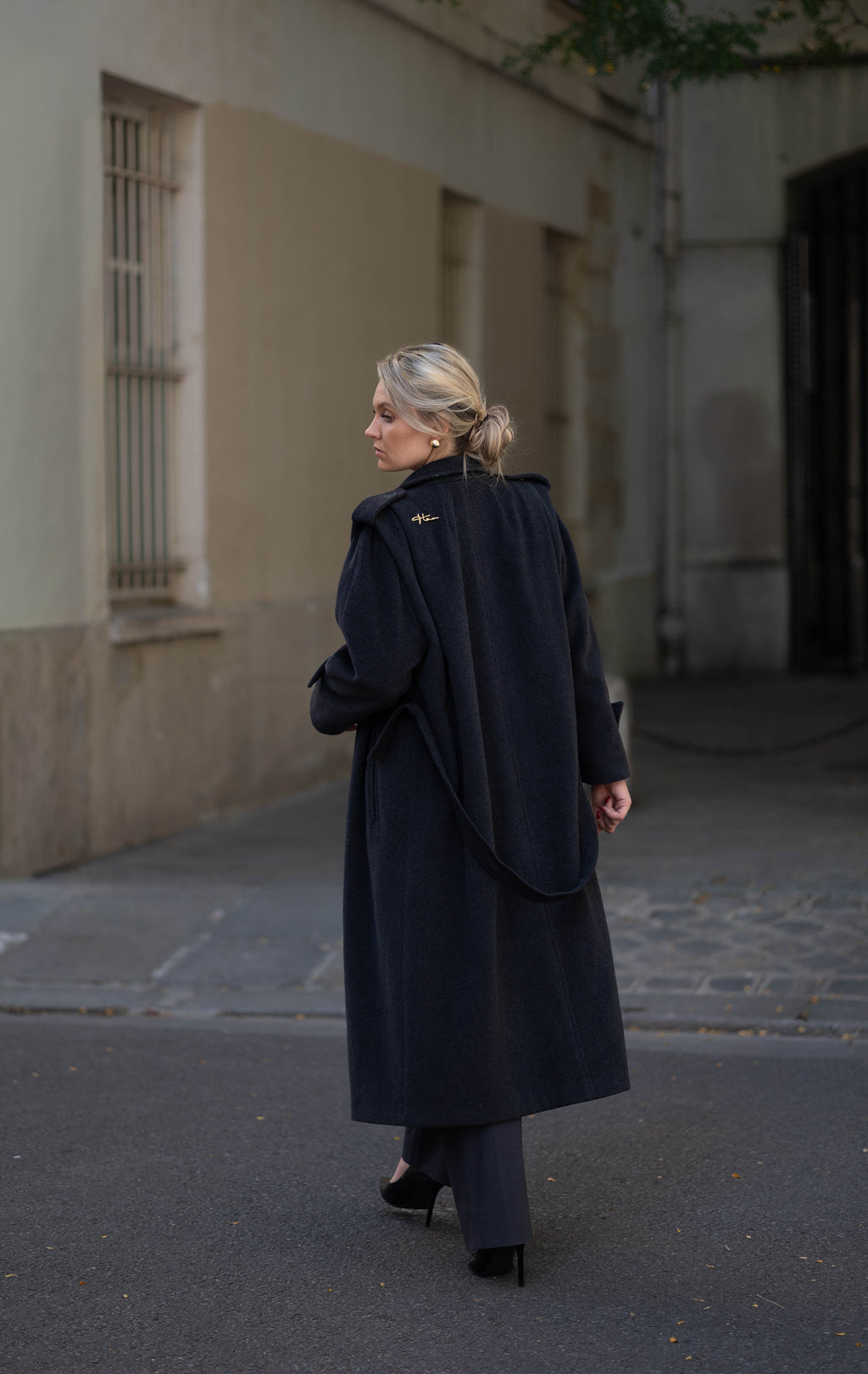 Avenue Vintage Signature Coat – Grey, Cashmere & Wool