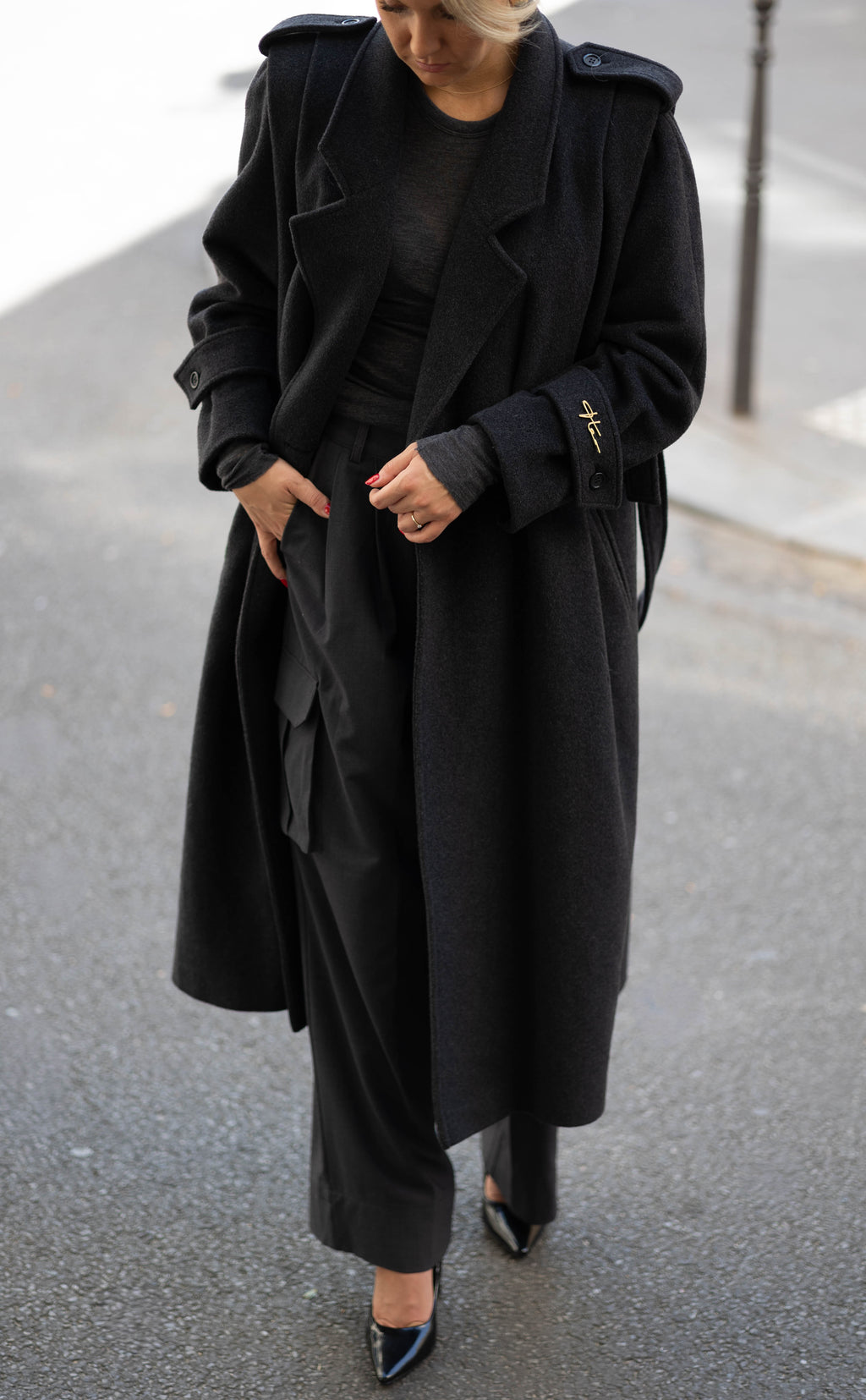 Avenue Vintage Signature Coat – Grey, Cashmere & Wool