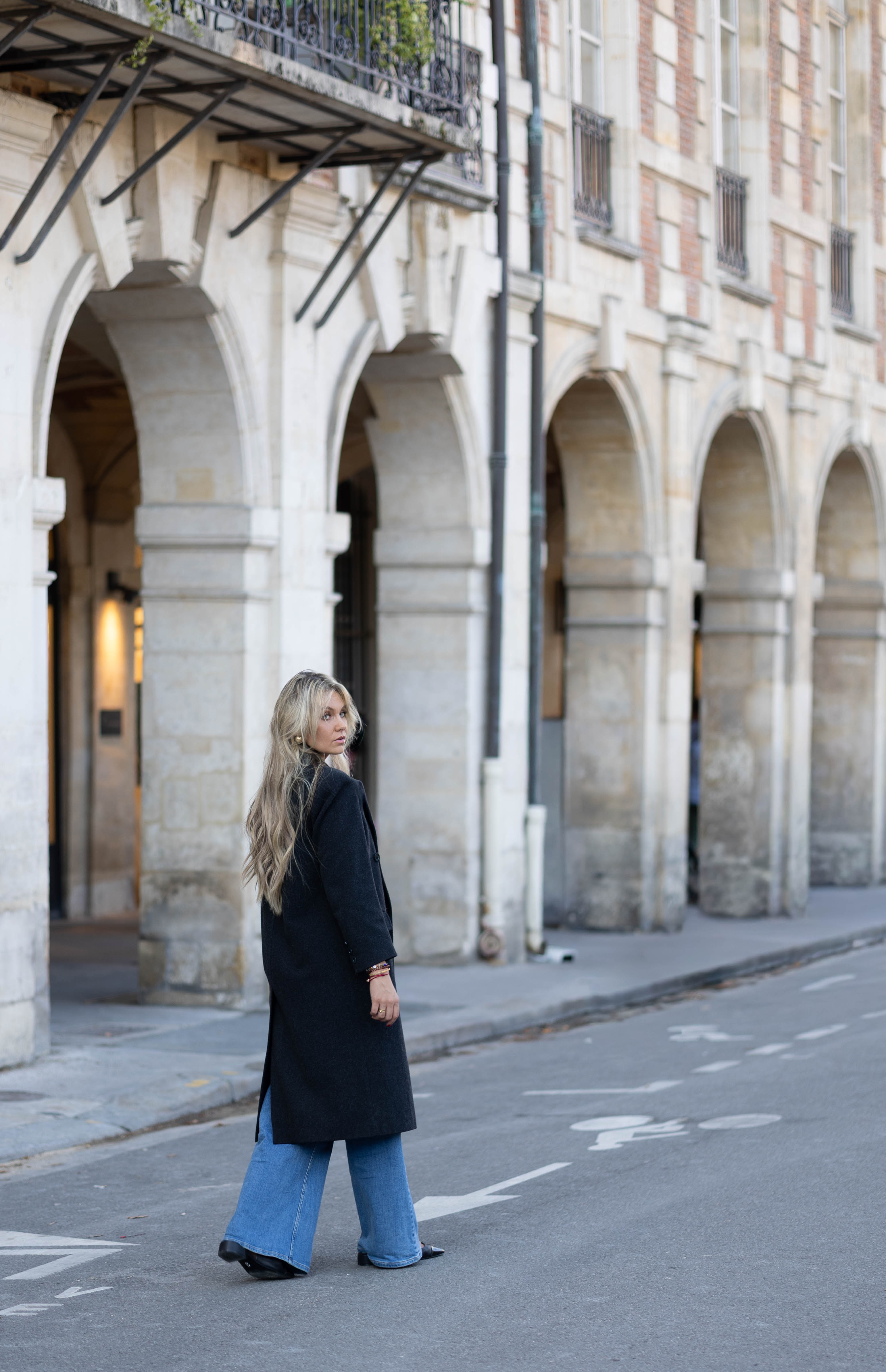 Marais Vintage Signature Coat – Grey, Cashmere & Wool