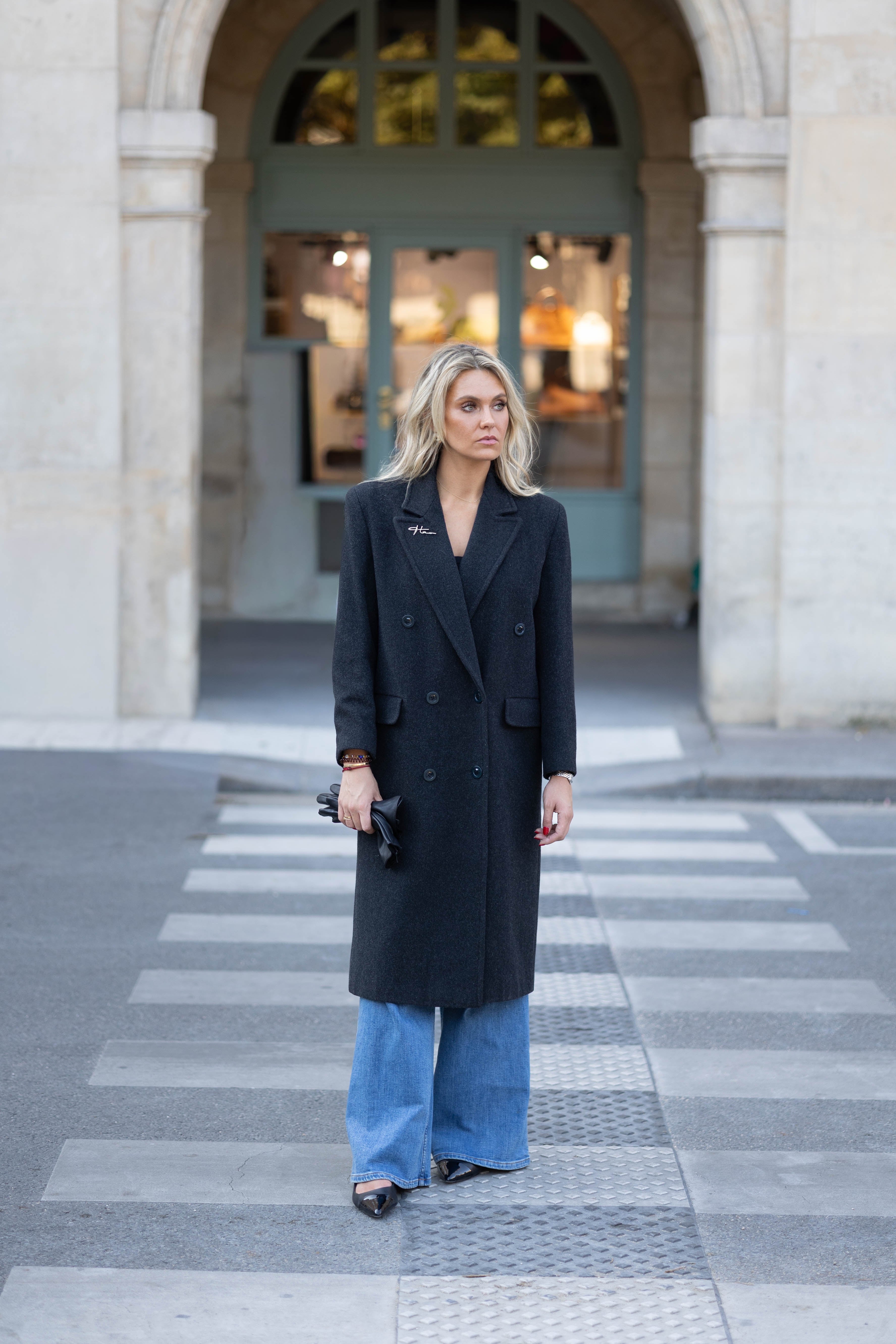 Marais Vintage Signature Coat – Grey, Cashmere & Wool